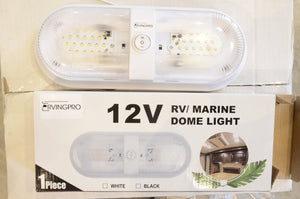 RVINGPRO 12 Pack RV LED Ceiling Double Dome Light